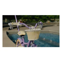 Rower dziecięcy SUN BABY Flower Bike 14 cali dla dziewczynki Lawendowy