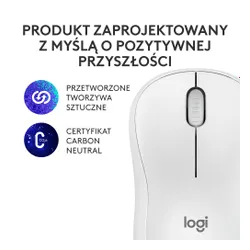 Myszka Logitech M240 Silent Biały