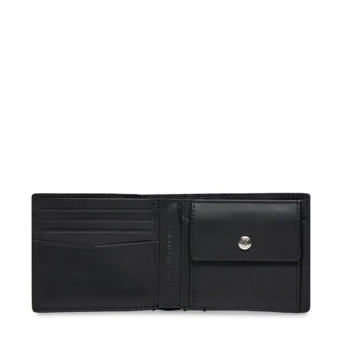 Большой мужской кошелек Calvin Klein Textured Bifold с монетой K50k511475 Black BEH