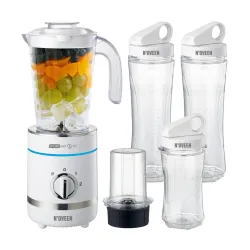 Multiblender N'oveen Sport Mix & Fit SB2100 X-Line 0,8l Młynek 3 butelki