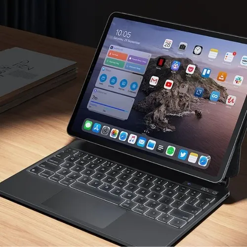 Etui na iPad Pro USAMS Miaoke 12.9 cali Czarny Klawiatura