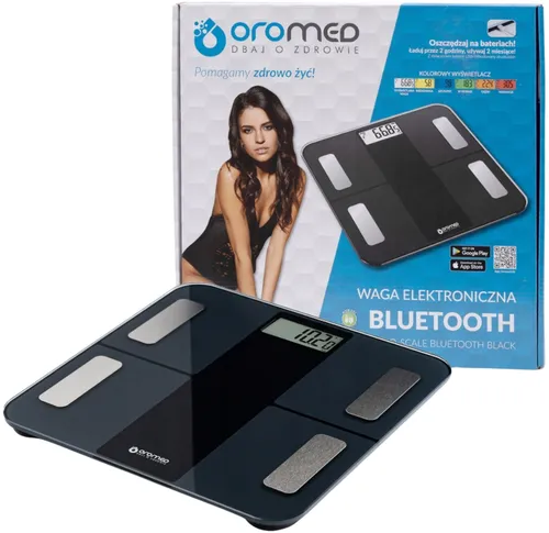 Waga OROMED Oro-Scale Bluetooth Czarny