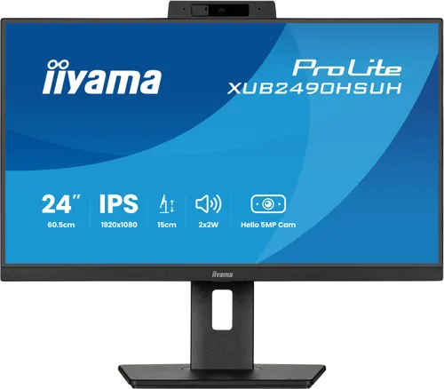 Monitor IIYAMA ProLite XUB2490HSUH-B2 23.8" 1920x1080px IPS 100Hz 4 ms [GTG] + Norton Small Business