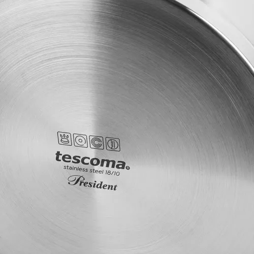 TESCOMA President wysoki 4 l - garnek ze stali nierdzewnej z pokrywką do odcedzania