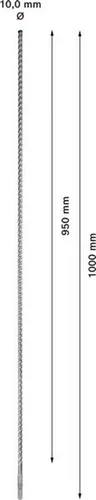 Wiertło udarowe 10x950x1000mm Bosch EXPERT SDS plus-7X