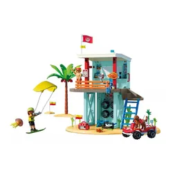 Playmobil Zestaw z figurkami My Life 71903 Wieża ratownicza i plażowy samochód buggy