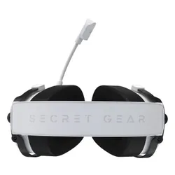 Słuchawki SECRET GEAR SX2 Bezprzewodowe, Nauszne, Dźwięk przestrzenny Biało-czarny
