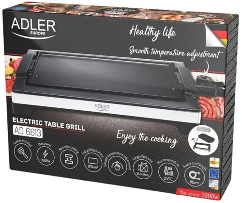 Grill elektryczny ADLER AD 6613
