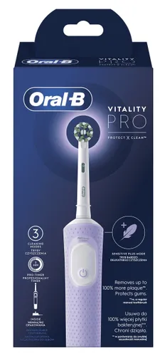 Szczoteczka rotacyjna ORAL-B Vitality Pro D103 Fioletowy