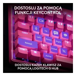 Klawiatura Logitech Pro X TKL Rapid Różowy