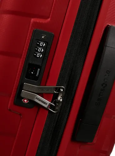 Маленький расширяемый чемодан Samsonite Attrix 55 см (23/26 см) - red