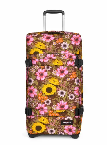 Дорожная сумка на колесиках Eastpak Transit'R M-popflower brown