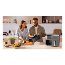 Air fryer Frytkownica beztłuszczowa NINJA Dual Zone DZ300EU 7,6 l Szary