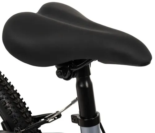 Rower dziecięcy HUFFY Literide Junior 20 cali dla chłopca Srebrno-turkusowy