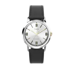 Timex Marlin Mekanik Saatler TW2V44700 Siyah / Gümüş