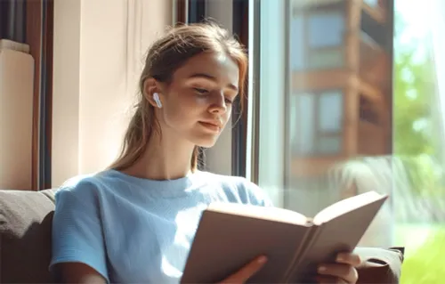 Słuchawki dokanałowe UGREEN EchoBuds HiTune T6 Magic ANC Biały
