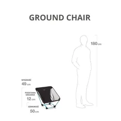 Krzesło turystyczne Helinox Ground Chair - black