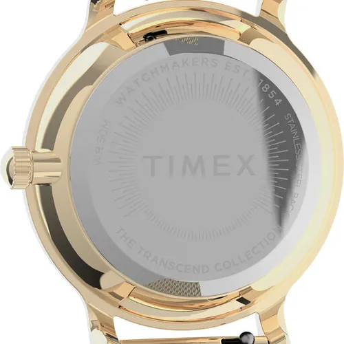 Timex Transcend TW2U86800 Altın / Beyaz Saatler