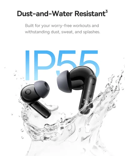 Słuchawki bezprzewodowe Baseus Bass BP1 Pro ANC Dokanałowe Bluetooth 6.0 Czarny
