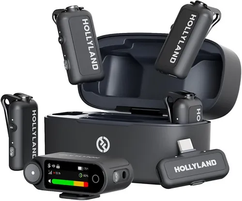 System bezprzewodowy HOLLYLAND Lark Max 2 Combo (4 mikrofony)