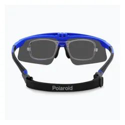 Polaroid PLD 7056/CI/S матовые синие/синее зеркало поляризованные мужские солнцезащитные очки