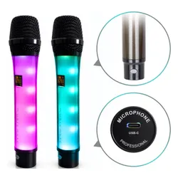 Mikrofon MUSICMATE MM-300 Colorvoice Duo (2 szt.)