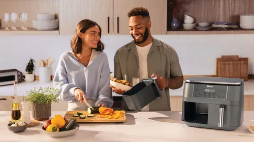 Air fryer Frytkownica beztłuszczowa NINJA Dual Zone DZ300EU 7,6 l Szary