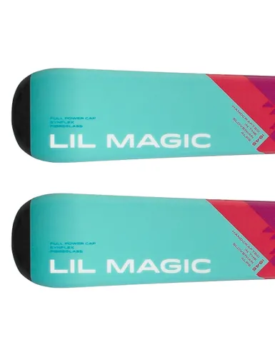 Narty dziecięce ELAN LIL MAGIC + wiązanie ELAN EL 7.5 z GRIP WALK - Długość (cm) - 140