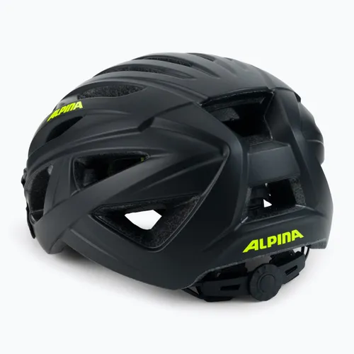 Kask rowerowy Alpina Parana black/ neon yellow matte