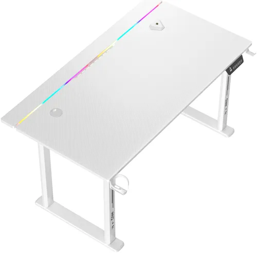 Biurko gamingowe COBRA Electra S CRF1422ELWHRGB Biały