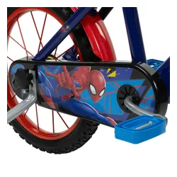 Rower dziecięcy HUFFY Spider-Man 16 cali dla chłopca Niebieski