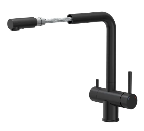 Bateria Quadron Ellen 3673512BLM Czarny Stal szlachetna