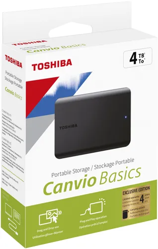 Dysk TOSHIBA Canvio Basics Exclusive 4TB HDD Czarny