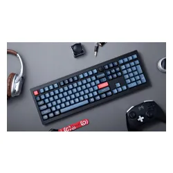 Klawiatura KEYCHRON V6 Max Wireless Switch Gateron Jupiter Red Czarno-niebiesko-czerwony