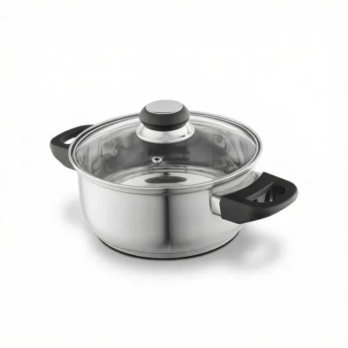 Garnek ze stali nierdzewnej z pokrywką EMILIO 2,5 l
