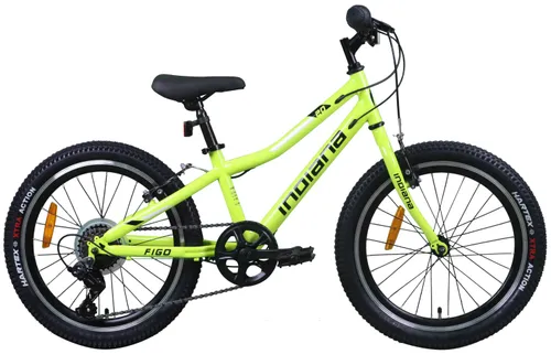 Rower dziecięcy INDIANA Figo 20 cali Limonkowy