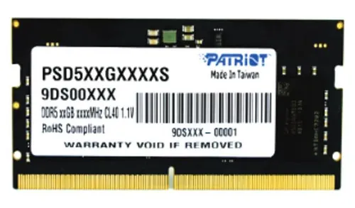 Pamięć Patriot Signature DDR5 16GB 4800 CL40 SODIMM