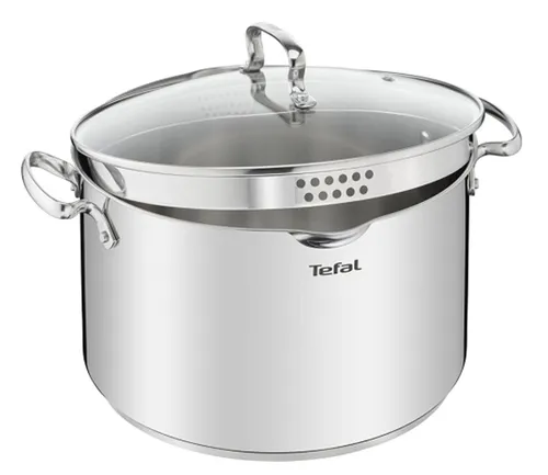 Zestaw garnków TEFAL Duetto+ G732SA55 Stal nierdzewna 18/10 Indukcja Możliwość mycia w zmywarce (10 elementów)