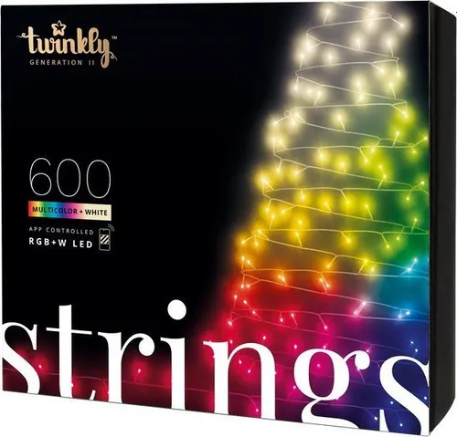 Lampki choinkowe Twinkly Inteligentne lamki choinkowe Twinkly Strings 600 RGBW