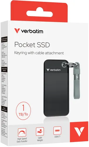 Dysk VERBATIM Pocket 1TB SSD Czarno-szary