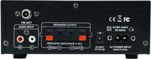 Power Audio Musicmate MM-SC990 DiscoPack 2x50W Bluetooth Radio FM Mikrofony Karaoke Czarny