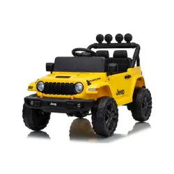 Auto Na Akumulator Jeep Rubicon 2X200W 24V Eva Skóra LED Pilot Radio MP3