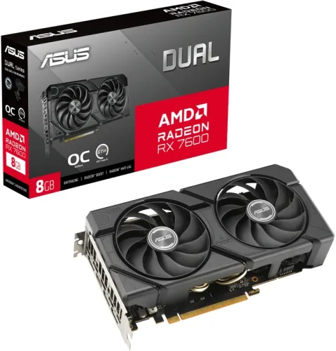 Karta graficzna ASUS Dual Radeon RX 7600 EVO OC Edition 8GB GDDR6 128bit FSR