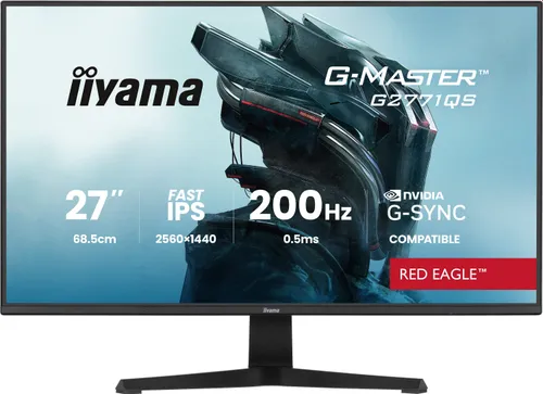 Monitor IIYAMA G-Master G2771QS-B1 27" 2560x1440px IPS 200Hz 0.5 ms [MPRT]