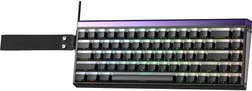 Klawiatura AULA Hero68 HE RGB Hot Swap Jade King Switch Czarny