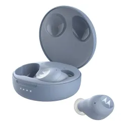 Słuchawki bezprzewodowe Motorola Vervebuds 250 True Wireless Dokanałowe Bluetooth 5.0 Niebieski