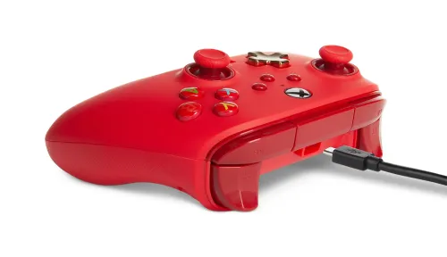 Pad PowerA Enhanced Red do Xbox Series X/S, Xbox One, PC Przewodowy