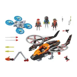PLAYMOBIL Galaxy Police 70023 Helikopter piratów