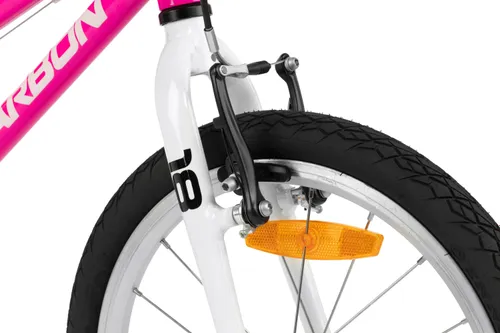 Rower dziecięcy KARBON Superlight 18 cali dla dziewczynki Różowy