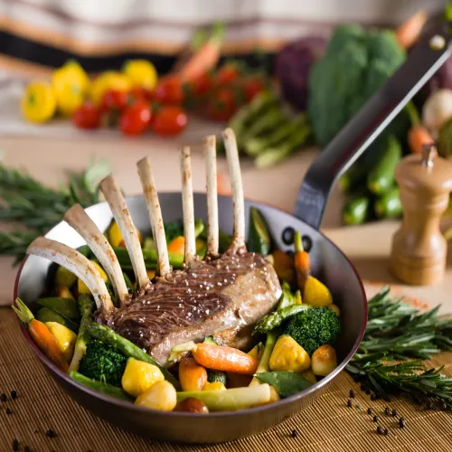 DE BUYER Mineral B Element 28 cm grafitowa - patelnia stalowa